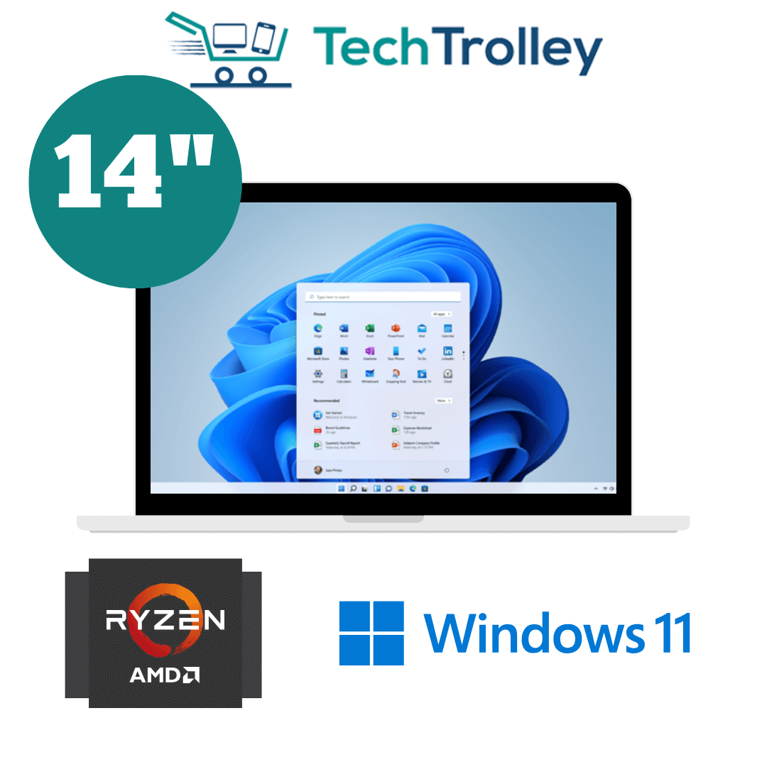 Customised Windows 11 14" AMD Laptop