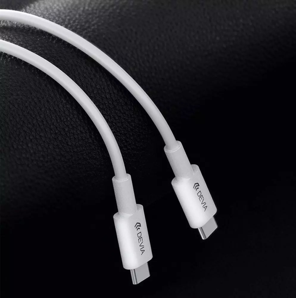 1.2m (60W) Power Delivery - Type C to Type C Cable - White